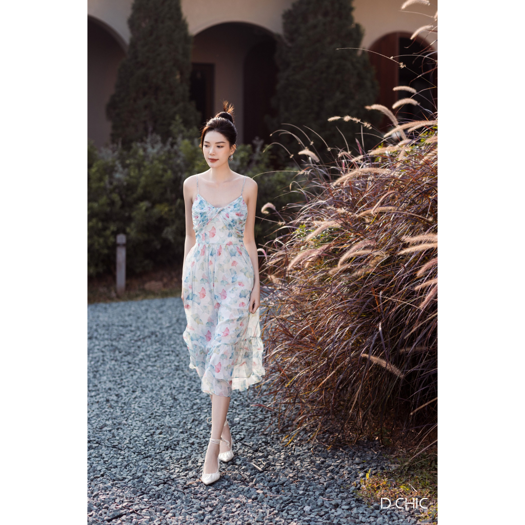 Váy 2 dây tết xoắn ngực D.CHIC MS: 2823145