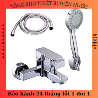 Bộ sen tắm vuông cao cấp SNL 902 (đã bao gồm vòi hoa sen 5 chế độ nước)