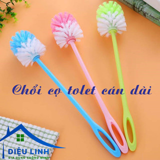 Cọ vệ sinh toilet, Chổi cọ toilet, chà bồn cầu ĐẦU TRÒN, Cây chà toilet nhà vệ sinh Đầu Tròn cán dài tramanhshop
