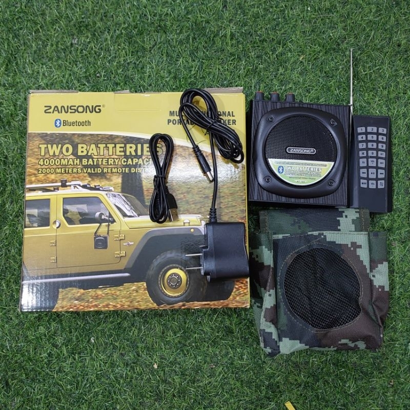 Loa AT100 Gọi Chim Trợ Giảng Âm Thanh To Pin Khỏe Có Bluetooth