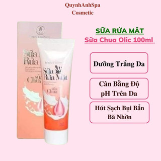 Sữa rửa mặt sữa chua olic 100ml Làm sạch da, thông thoáng da, duy trì độ ẩm quynhanhspa20