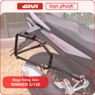 Bộ Baga Givi Gắn Thùng Hông Givi Cho Xe Honda Winner Và Winner X V1, V2, V3 - Baga Hông GIVI SBL RS150R - Bạn Phượt