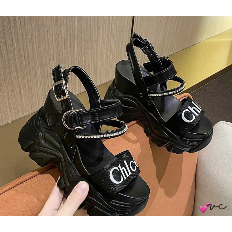 Sandal Chlore nữ đế xuồng 10p ( Hàng QC cao cấp fullbox)
