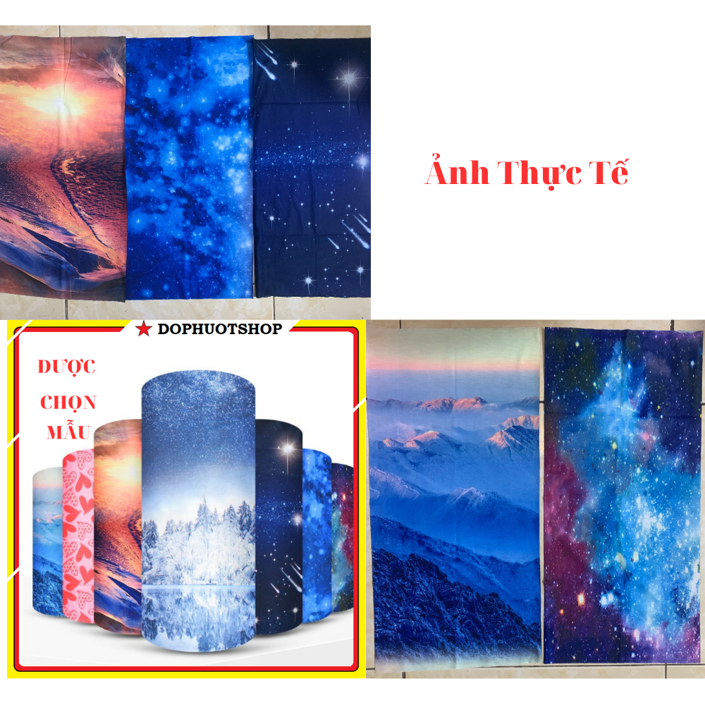 [ĐƯỢC CHỌN MẪU] Khăn Đa Năng Cao Cấp Chống Nắng, Khăn Ống Co Dãn 4 Chiều Thoáng Mát