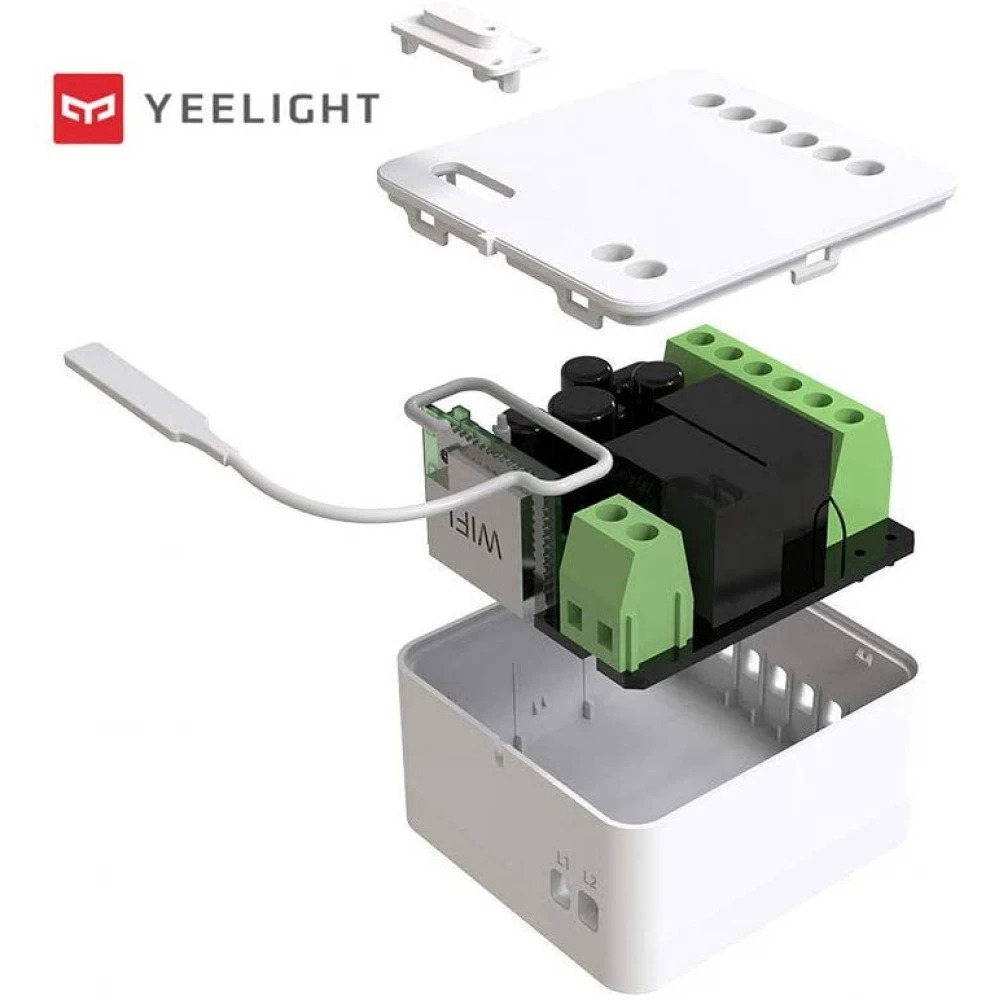 Module công tắc thông minh Yeelight YLAI002 kết nối wifi Wireless Relay Controller- Rơle 2 kênh có dây nguội