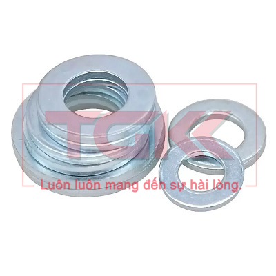 Long đen phẳng inox 304