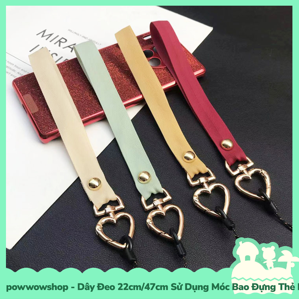[Sẵn VN - Hỏa Tốc] Dây Đeo 22cm/47cm Sử Dụng Để Móc Vào Bao Đựng Thẻ Nhân Viên / Buộc Vào Điện Thoại Đơn Giản Colorful
