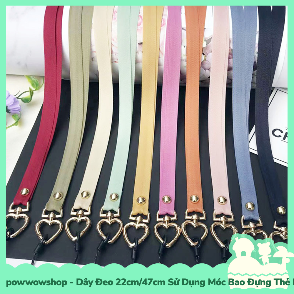 [Sẵn VN - Hỏa Tốc] Dây Đeo 22cm/47cm Sử Dụng Để Móc Vào Bao Đựng Thẻ Nhân Viên / Buộc Vào Điện Thoại Đơn Giản Colorful