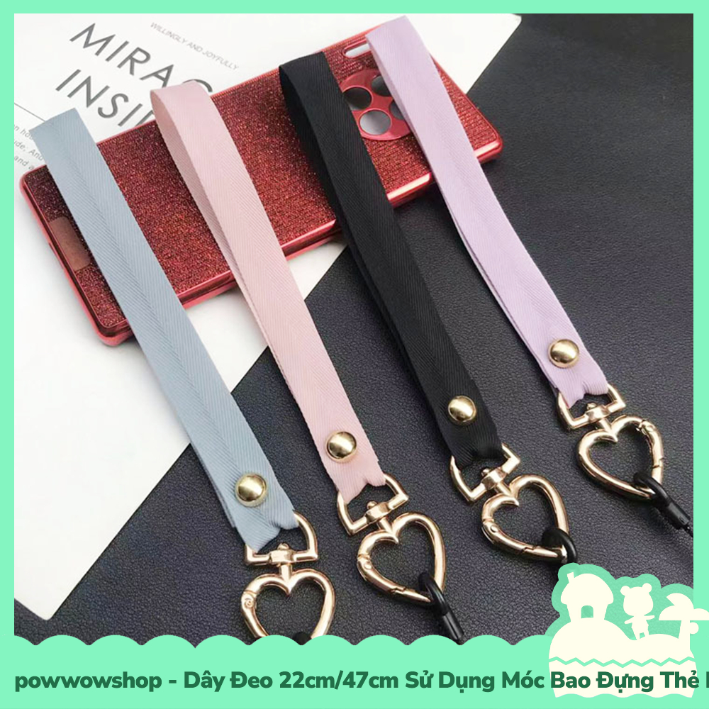 [Sẵn VN - Hỏa Tốc] Dây Đeo 22cm/47cm Sử Dụng Để Móc Vào Bao Đựng Thẻ Nhân Viên / Buộc Vào Điện Thoại Đơn Giản Colorful