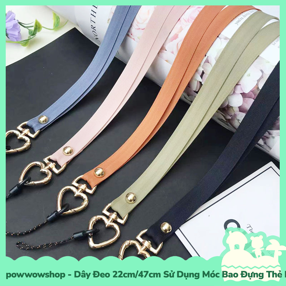 [Sẵn VN - Hỏa Tốc] Dây Đeo 22cm/47cm Sử Dụng Để Móc Vào Bao Đựng Thẻ Nhân Viên / Buộc Vào Điện Thoại Đơn Giản Colorful