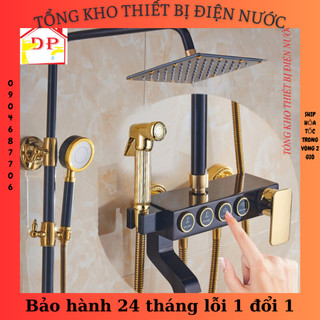 Sen cây tắm nóng lạnh 4 nút cao cấp có vòi sịt rửa tiện dụng SC31 Hàng GIORMANI TAIWAN