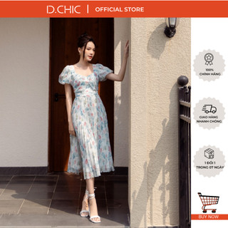 D.chic váy dài tay bồng xếp ly ms: 2813143
