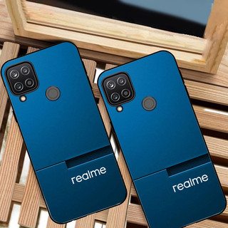 Ốp Lưng REALME C12, REALME C15 Mặt kính cường lực cao cấp, sáng bóng, Thiết kế riêng