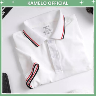 Áo Polo Cá Sấu Phối Bo 3 Sọc - Áo Thun Có Cổ Thời Trang Cao Cấp Nam Nữ - Áo Cotton Co Dãn 4 Chiều, Thấm Hút Tốt