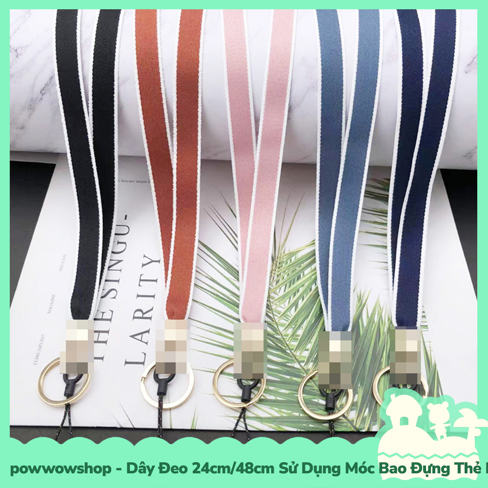 [Sẵn VN - Hỏa Tốc] Dây Đeo 24cm/48cm Sử Dụng Để Móc Vào Bao Đựng Thẻ Nhân Viên / Buộc Vào Điện Thoại Heart Colorful