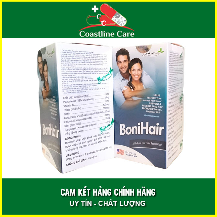 BoniHair / Boni Hair Hộp 30 viên- Giảm Rụng Tóc - Coastlinecare Pharmacy