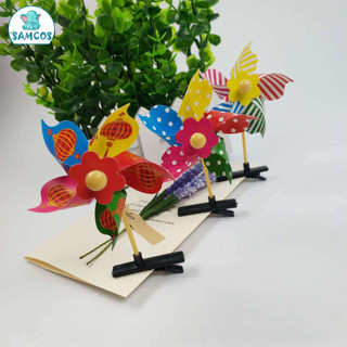 Kẹp tóc chong chóng 7 màu cho bé xinh xắn, phong cách Hàn Quốc SamCos