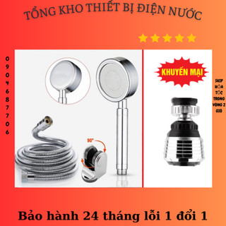 Vòi hoa sen tăng áp cao cấp VHS08 tặng kèm đầu vòi xoay 360 độ