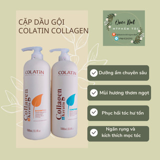 Gội và xả colatin colagen siêu mềm mượt loại 1000nl và 500ml