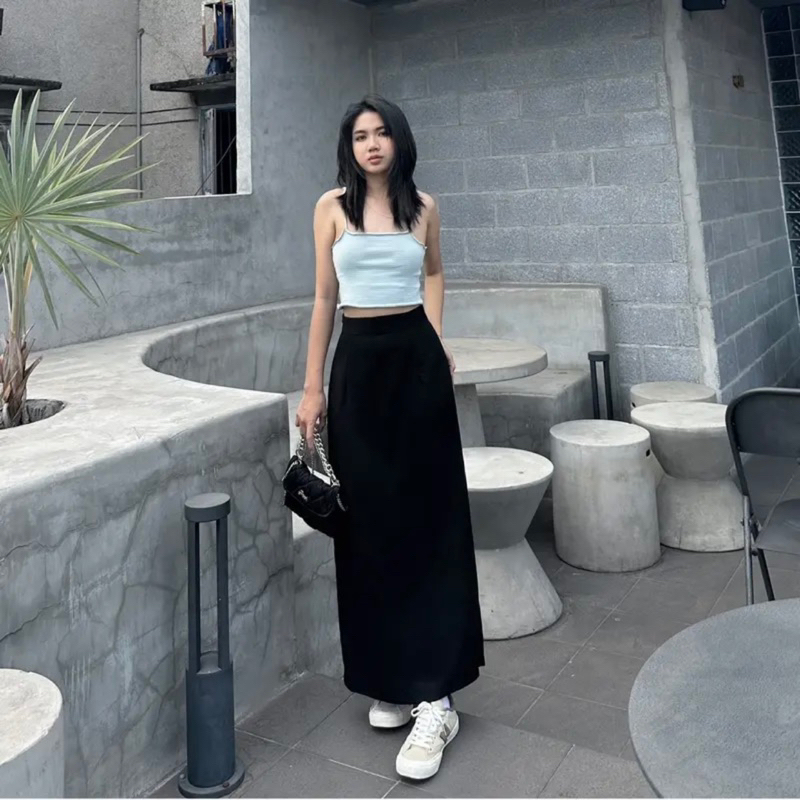 Chân Váy Midi Dáng Dài Tôn Dáng Tôn Eo Mã D01 SNUPI