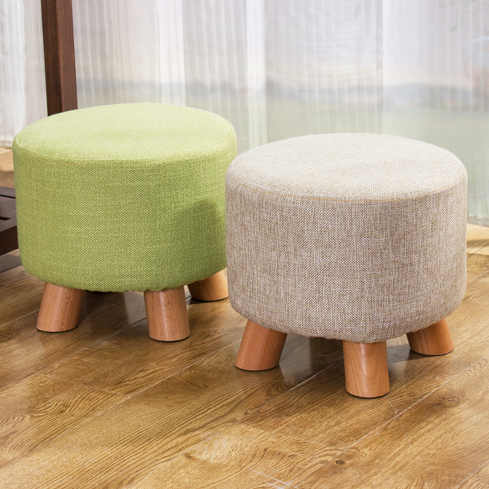Ghế sofa, ghế đôn đa năng decor chân gỗ phù hợp nhiều loại bàn trà phòng khách GP28( inbox trước khi đặt)