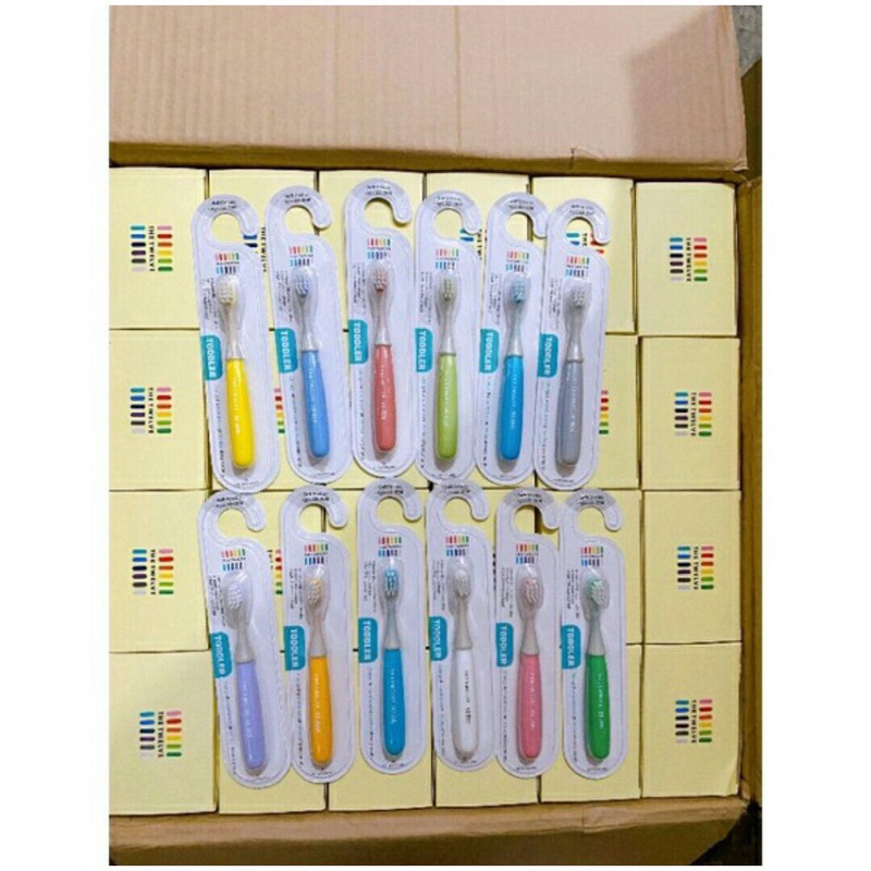 Bàn chải The Twelve Hàn Quốc lông tơ mềm cho bé, bàn chải cao cấp cho bé 1-3 tuổi Korea