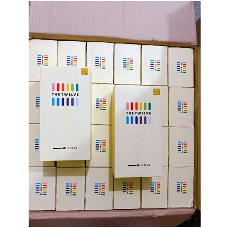 Bàn chải The Twelve Hàn Quốc lông tơ mềm cho bé, bàn chải cao cấp cho bé 1-3 tuổi Korea