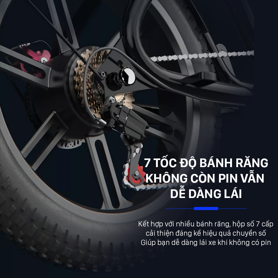 XE ĐẠP ĐIỆN TRỢ LỰC THỂ THAO HOMESHEEL T22, BẢO HÀNH 2 NĂM