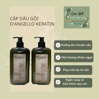Combo 2 cặp gội xả dangelo và valotano