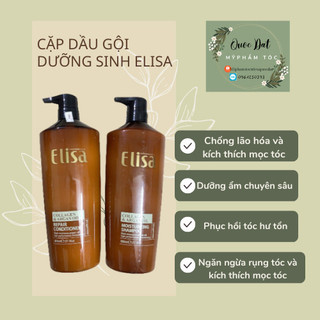 Dầu gội xả dưỡng sinh ELISA 800ml x2 chính hãng công ty