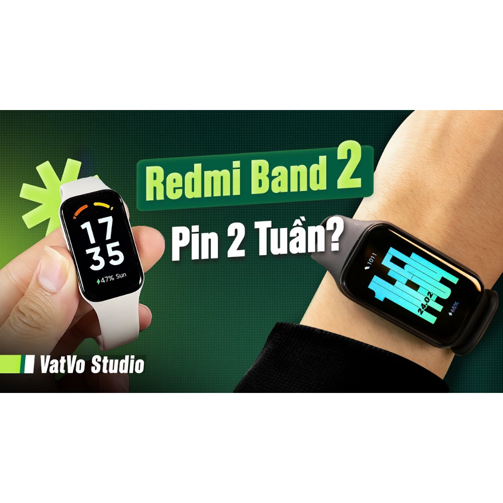 Vòng đeo tay thông minh Xiaomi Redmi Smart Band 2 BHR6926GL Đo Nhịp Tim Theo Dõi Hoạt Động
