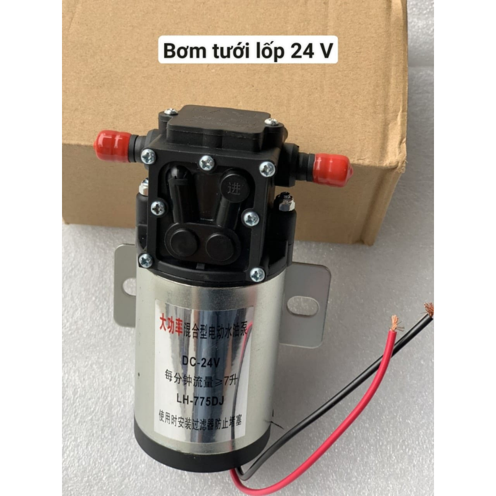 Bơm tưới lốp 24v