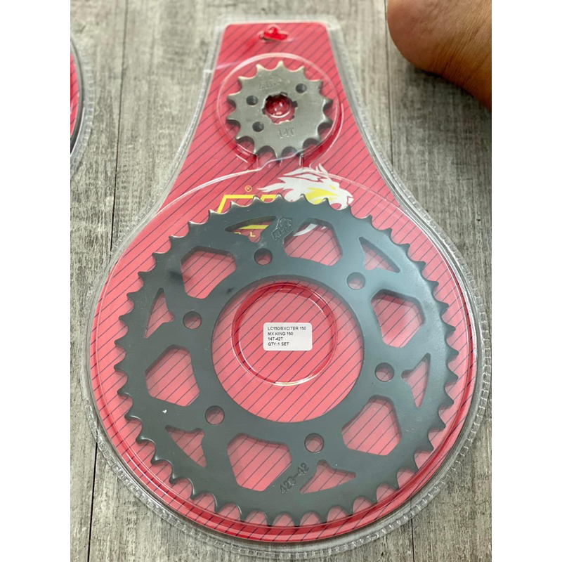 Nhông Sên Dĩa REDLEO Cho Ex135 5S/4S , Ex150 , Winner , Sonic , Satria Fi , Raider Fi