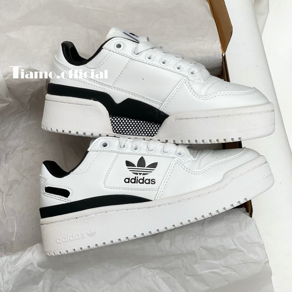 Giày Thể Thao Sneaker Adi,das Forum Bold Trắng Đen Cho Nam Nữ