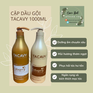 GỘI XẢ TACAVY chuẩn chính hãng 100% 1000ml x2