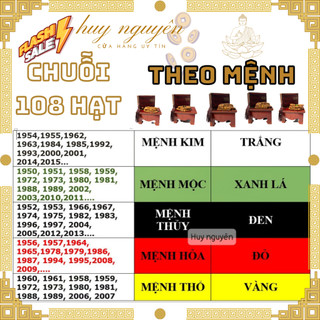 chuỗi vòng 108 hạt gỗ