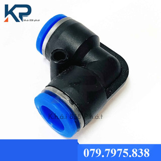 Cút nối 2 đầu ống khí nén PV-co nối 2 đầu ống khí nén-Cong nối ống khí nén-co nối ống hơi,ống PU