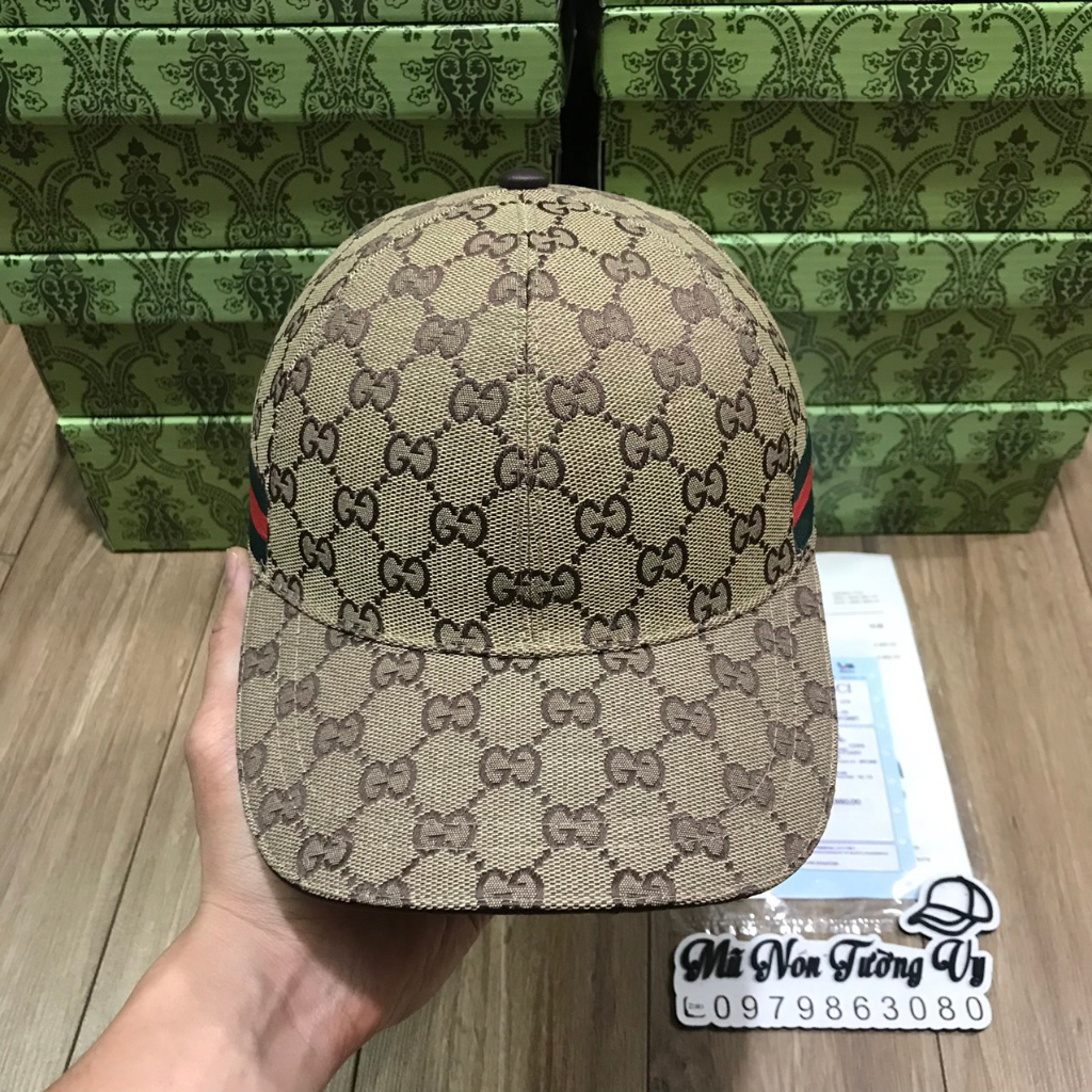 (Ảnh Thật) Mũ Nón Kết Gucci clasic,Full Hộp,Freesize,Lên Phom Chuẩn Đẹp.