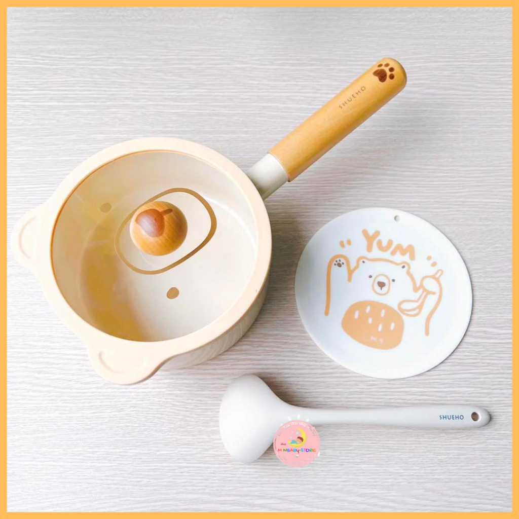 Quánh Shueho nấu cháo cho bé 16cm các loại bếp: gas, từ, hồng ngoại…a