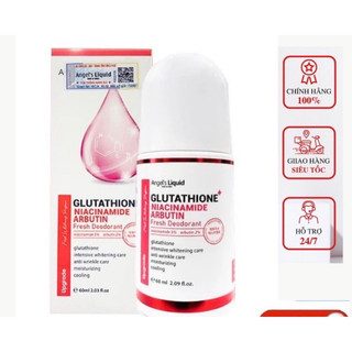  Lăn nách glutathione lăn khử mùi glutathione giúp giảm thâm nách 60ml CHÍNH HÃNG 