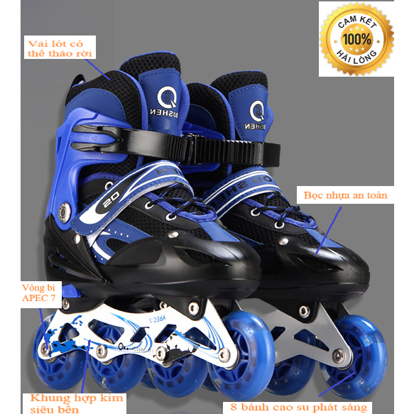 Giày Patin trẻ em điều chỉnh size, batin kidsport, giày trượt bé trai, bé gái tại Mypatin.com