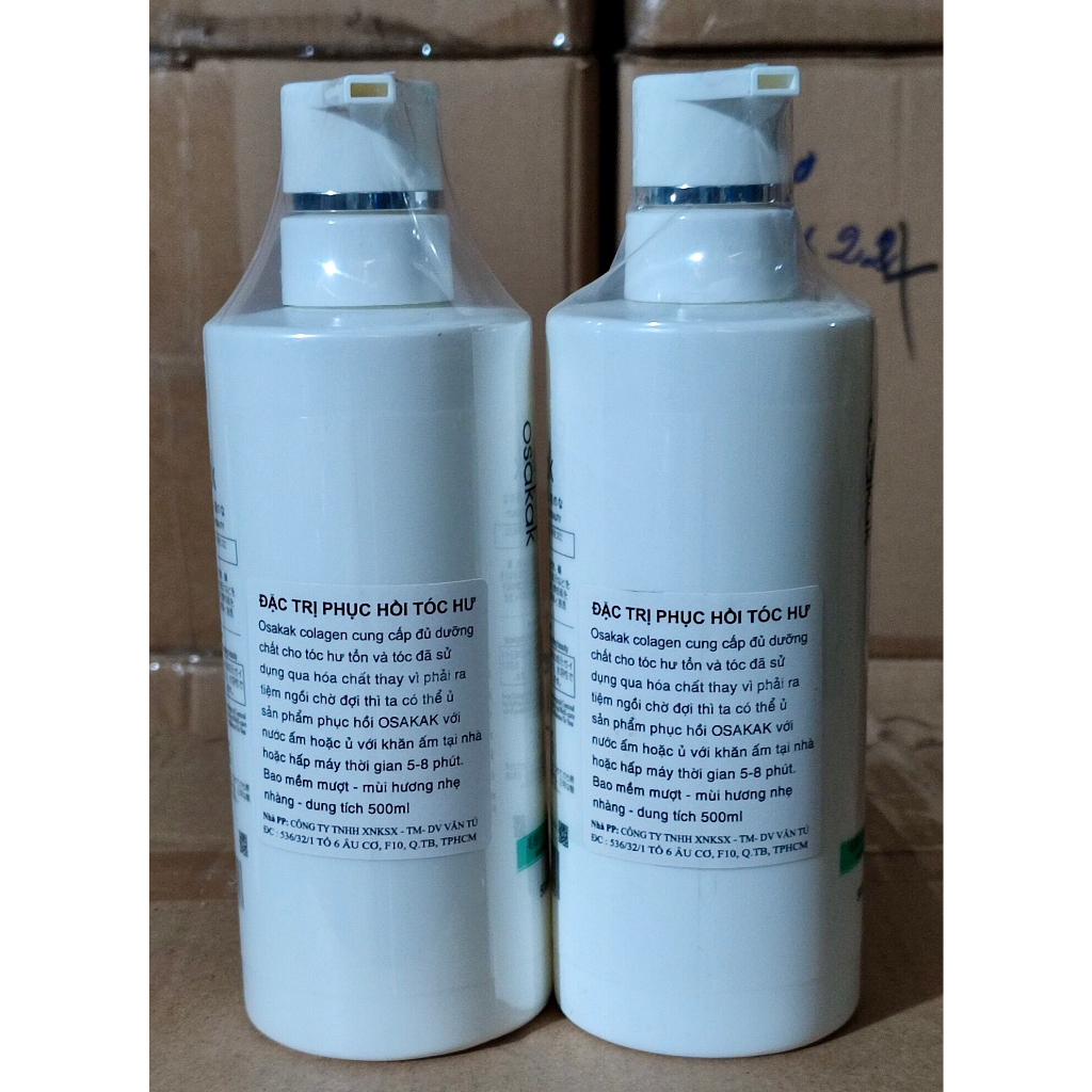 Kem hấp dầu ủ tóc xuất xứ nhật Osakak 500ml