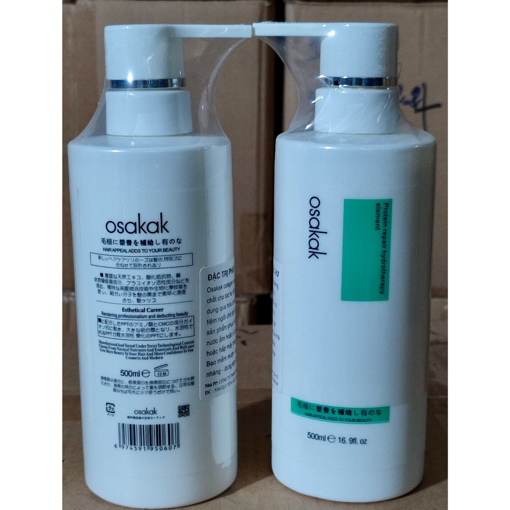 Kem hấp dầu ủ tóc xuất xứ nhật Osakak 500ml