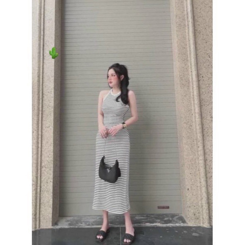 Đầm Body Ba Lỗ Dáng Dài Chất Gân Thời Trang Nữ Tiểu Thư Sang Chảnh Đi Chơi Dự Tiệc Du Lịch TV CLOTHING