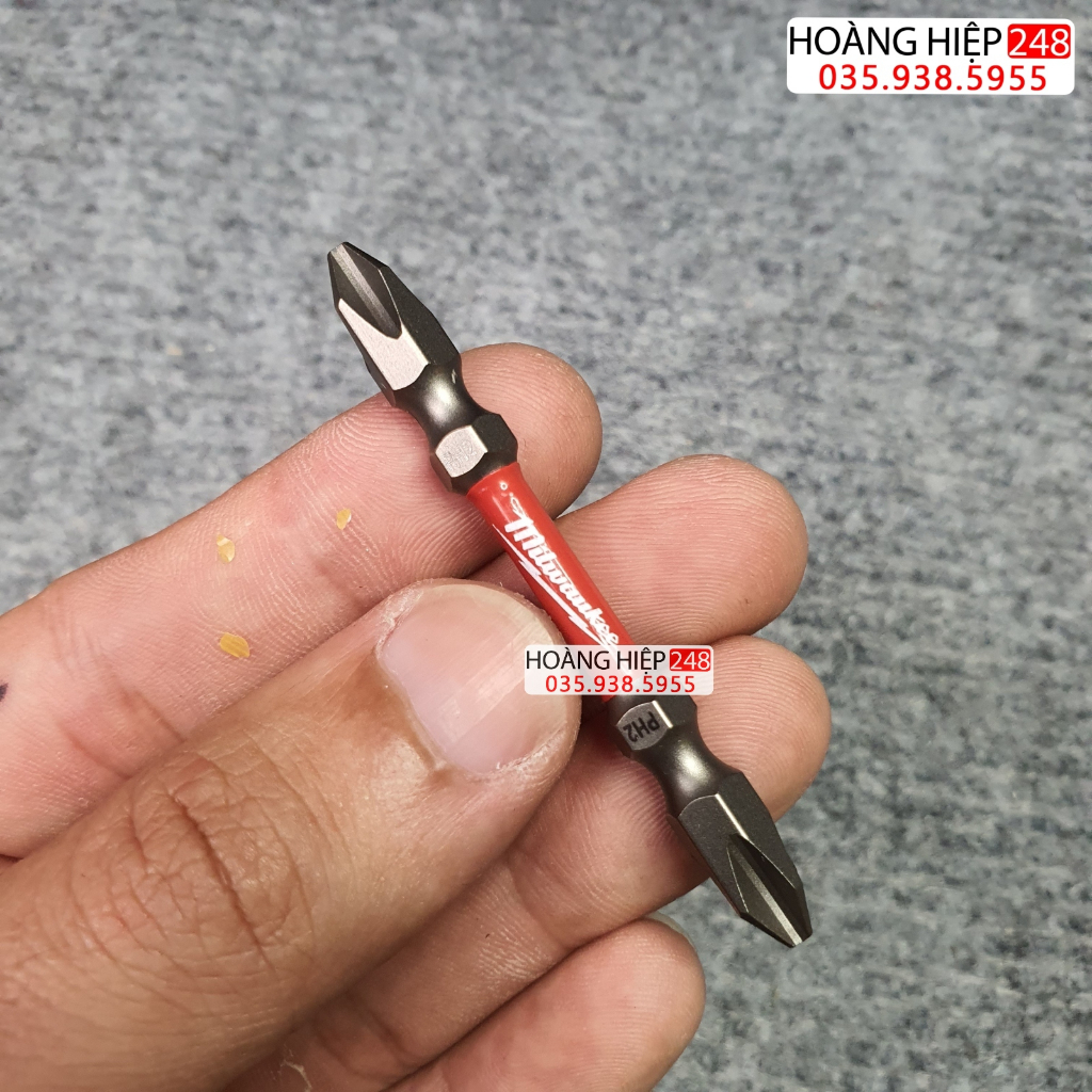 Milwaukee Đầu vặn vít (PH2-65mm) (bộ 10 mũi) 48-32-4361