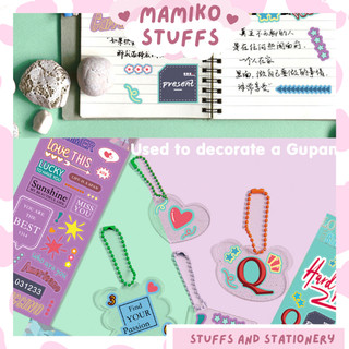 Sticker trang trí toploader, nhãn dán xinh 3 mẫu