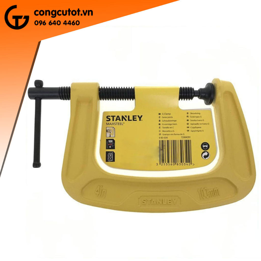 Cảo chữ Cinch 4&quot; Stanley MAXSTEEL 83-034K