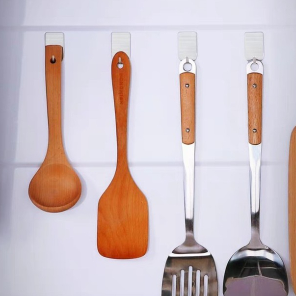 Combo 10 Móc Dính Tường Siêu Chắc, Móc Dính Tường Đa Năng Chất Liệu Inox 304 Siêu Bền