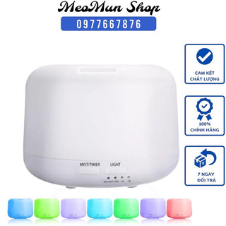 Máy khuếch tán tinh dầu aroma kiêm đèn ngủ 7 màu