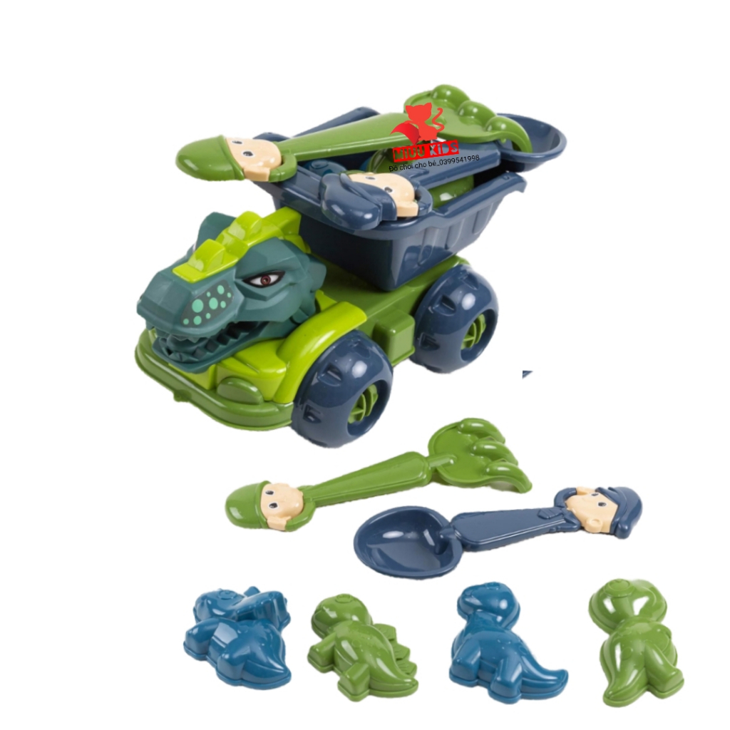 Đồ Chơi Vận Động Xúc Cát Bãi Biển Xô lt2 Và Guồng Cát Lớn Hàng Việt Nam